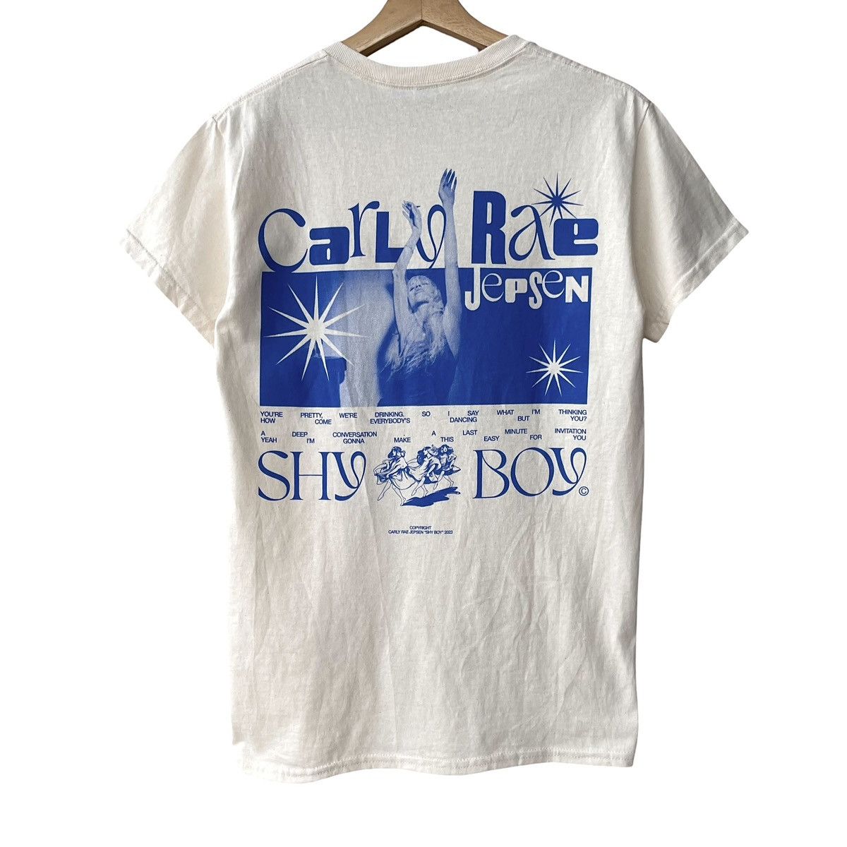 Band Tees Carly Rae Jepsen 2023 Shy Boy Official Merchandise Promo Tee Size S / US 4 / IT 40 - 1 Thumbnail