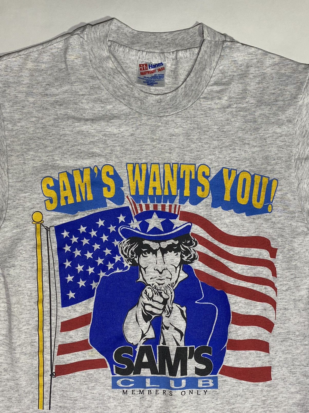 Vintage Sam’s Club Vintage t-shirt (sz Med) Hanes Heavyweight Size US M / EU 48-50 / 2 - 6 Thumbnail