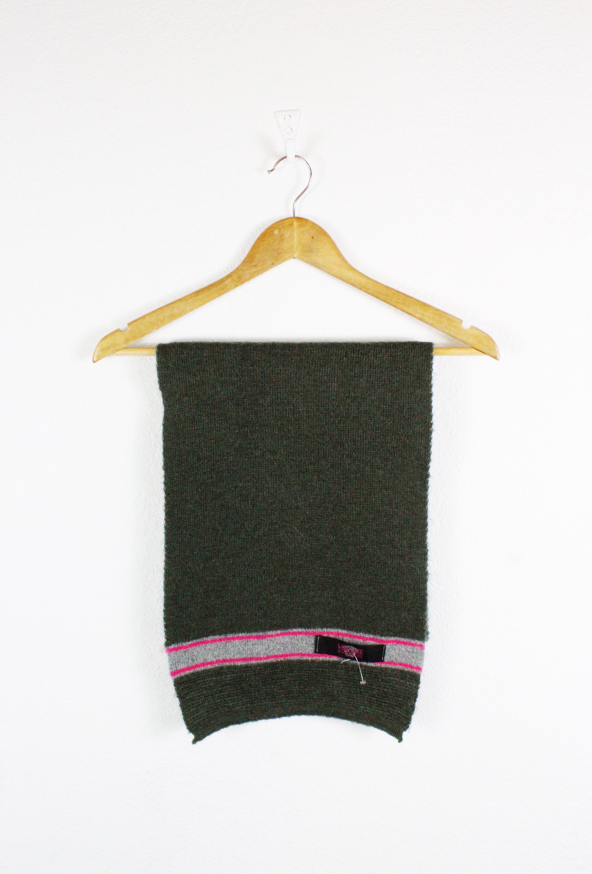 Versace Jeans Couture Vintage Versace Jeans Couture Logo Wool Mohair Scarf Size ONE SIZE - 3 Thumbnail