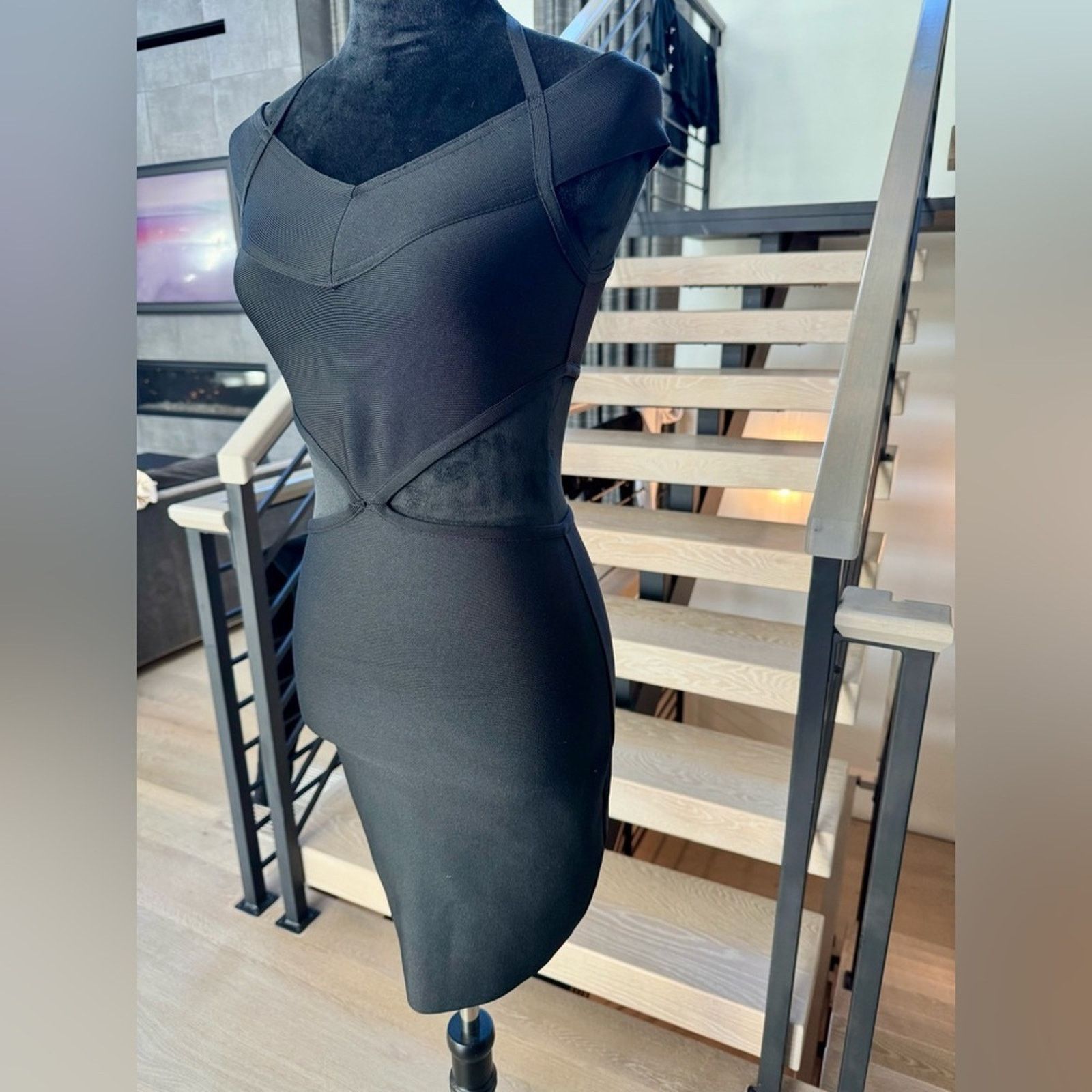 Other New Y2K Cut out Elegant Black Dress size XS Size XS / US 0-2 / IT 36-38 - 2 Thumbnail