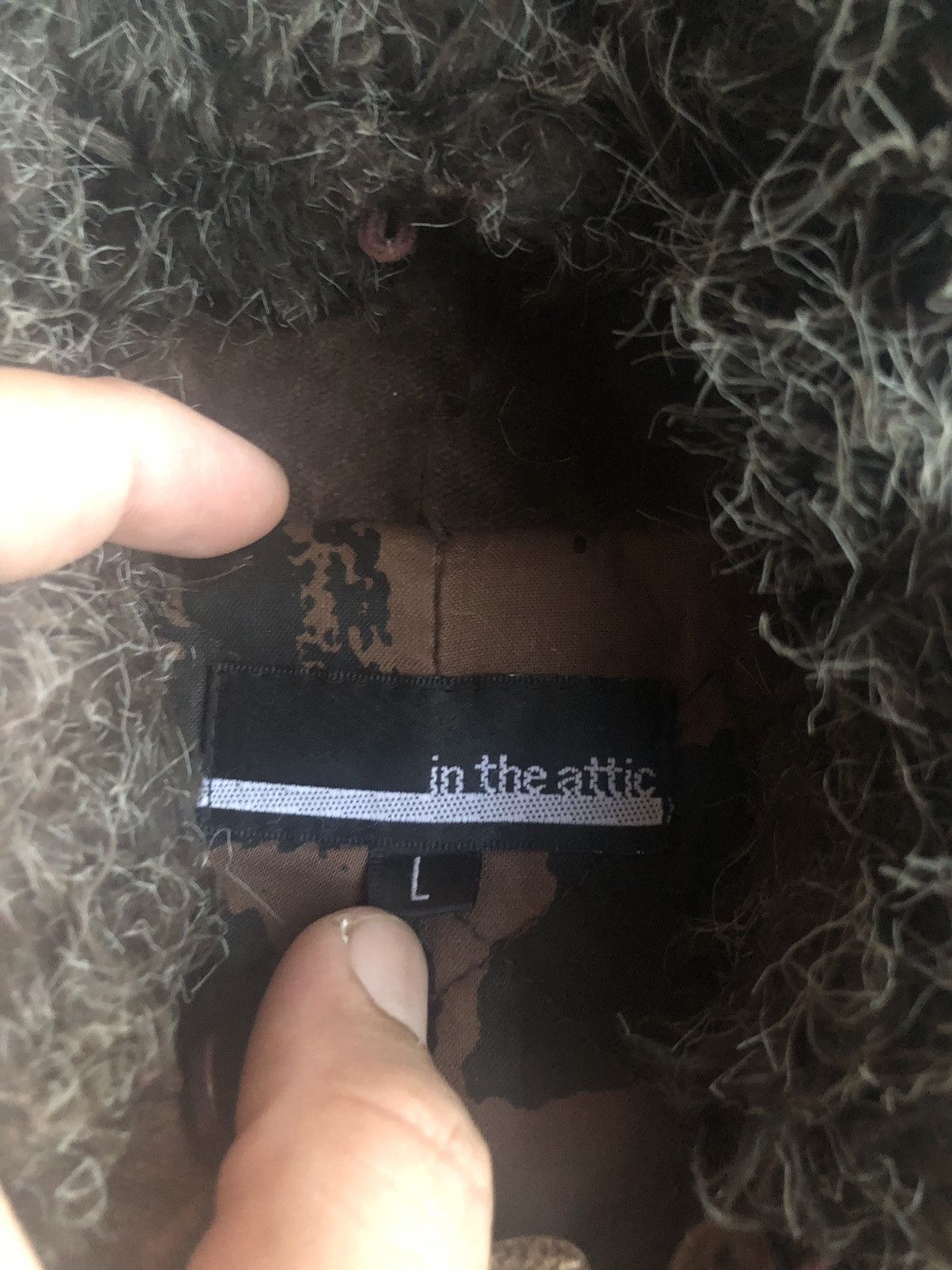 In The Attic In The Attic Fur Hoodie Velvet Punk Parka LGB style Punk Size US L / EU 52-54 / 3 - 17 Thumbnail