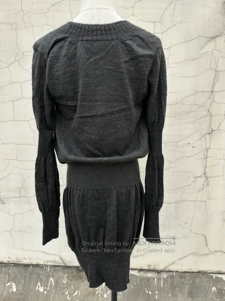 Comme des Garcons Comme Des Garcons Wool Knit Cardigan, Open-front Dress Size S / US 4 / IT 40 - 2 Thumbnail