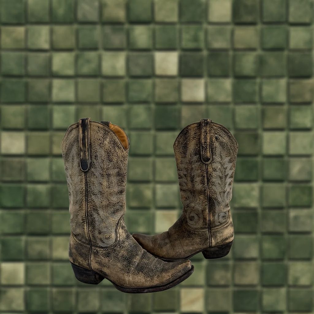 Old Gringo VINTAGE OLD GRINGO Star Leather Western Cowboy Woman Boots Size 8 Size US 8 / IT 38 - 1 Thumbnail