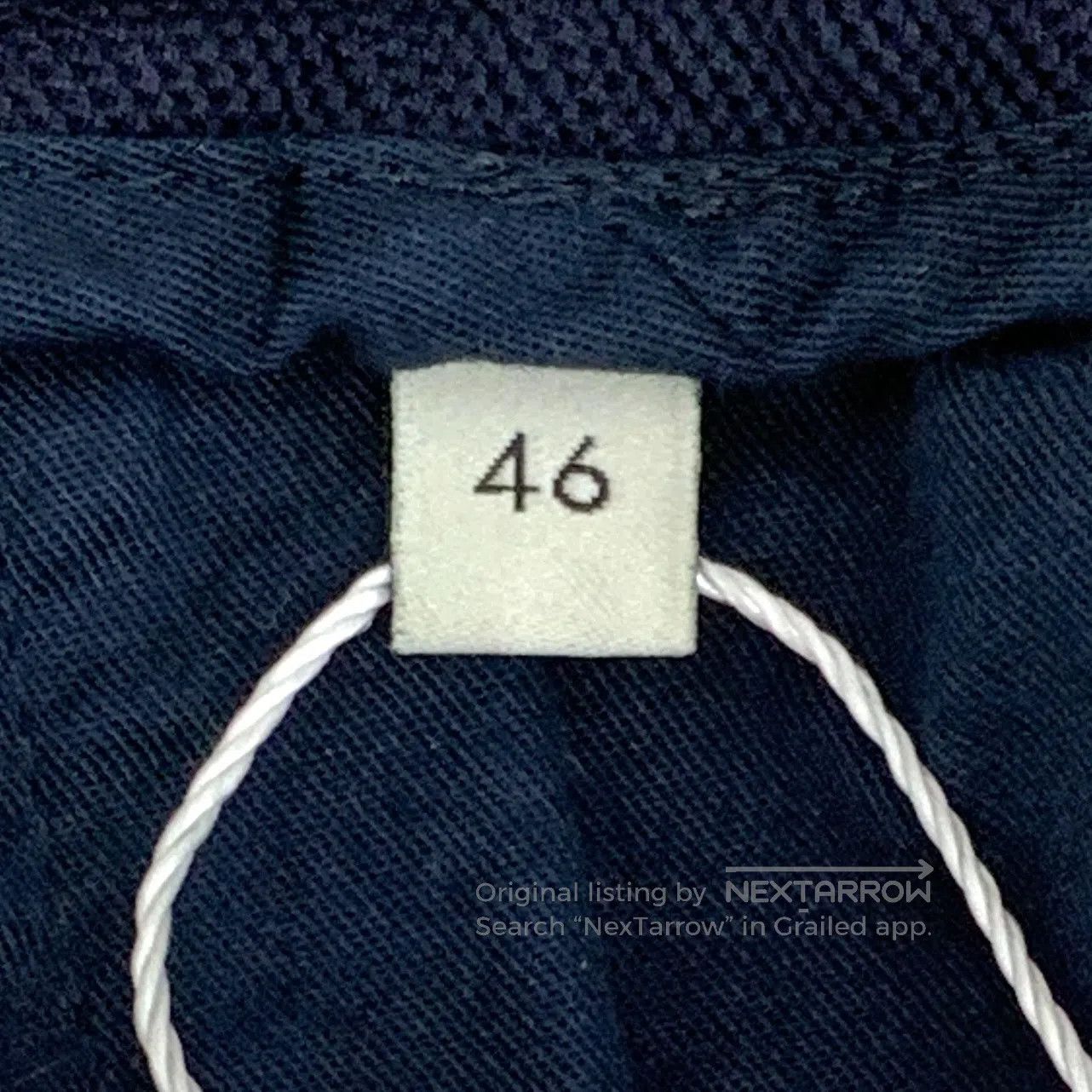 Gucci Guicci Navy Blue Side Striped Logo Letter Casual Trousers| Size US 30 / EU 46 - 7 Thumbnail
