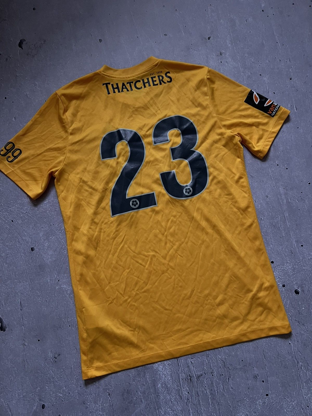 Nike Torquay United 2019-20 Nike t-shirt football jersey sz M #23 Size US M / EU 48-50 / 2 - 8 Thumbnail