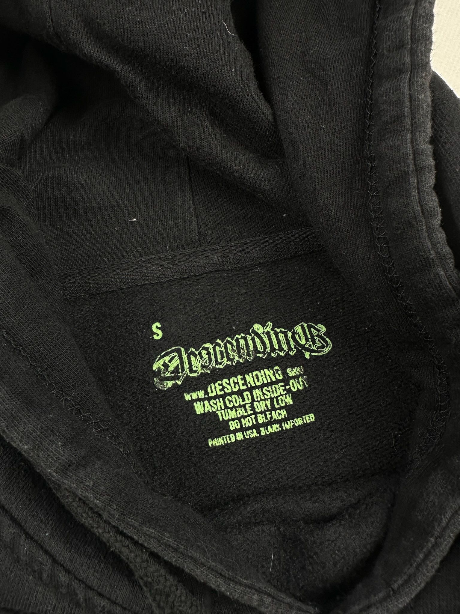 Designer Descending skull hoodie suicideboys style flame death Size US S / EU 44-46 / 1 - 2 Thumbnail