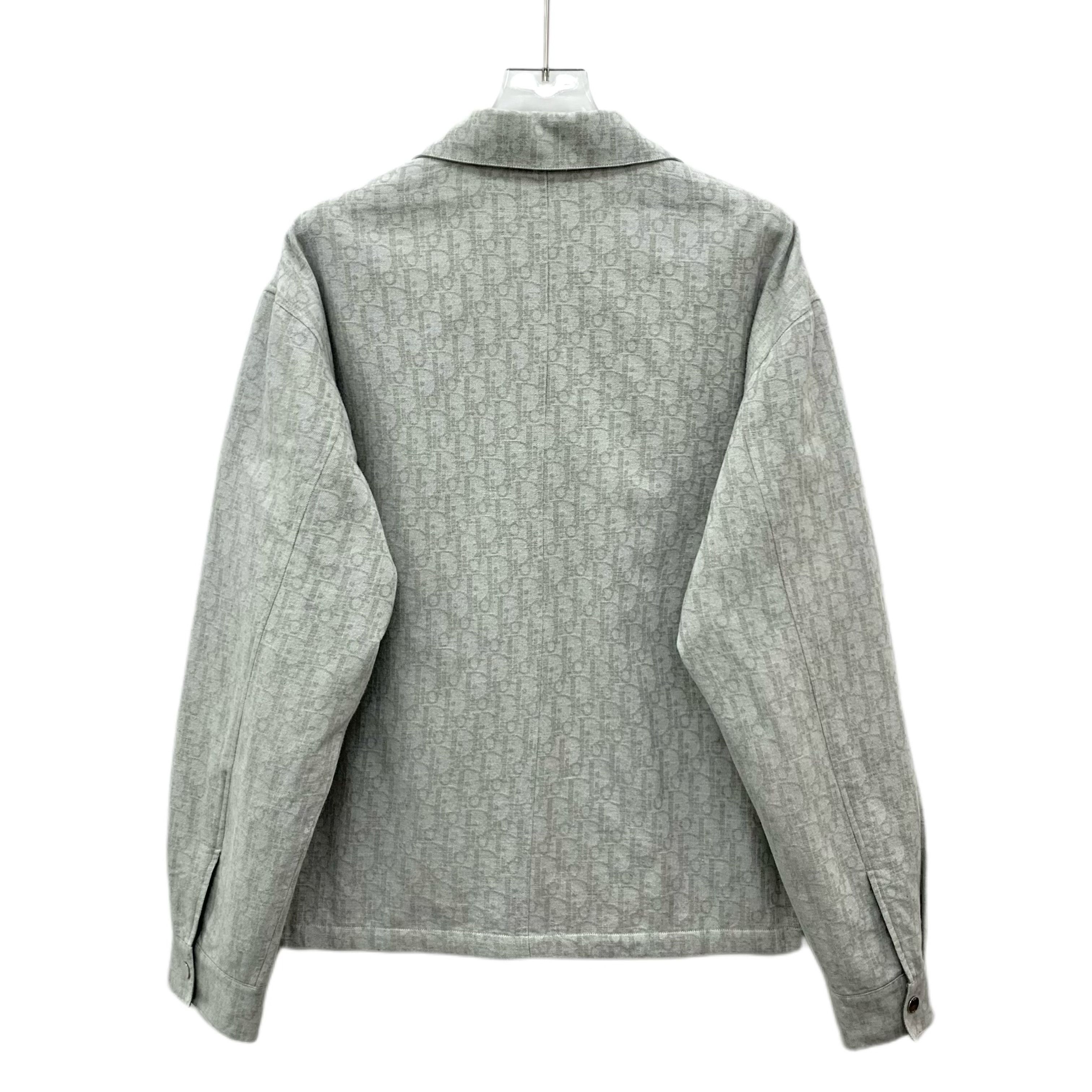 Dior Dior Logo Jacquard Shirt Jacket Grey (46) Size US S / EU 44-46 / 1 - 2 Thumbnail