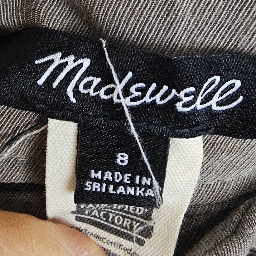 Madewell Madewell Womens Pleated Front Cropped Trouser Pants Size 8 Size 30" / US 8 / IT 44 - 5 Thumbnail