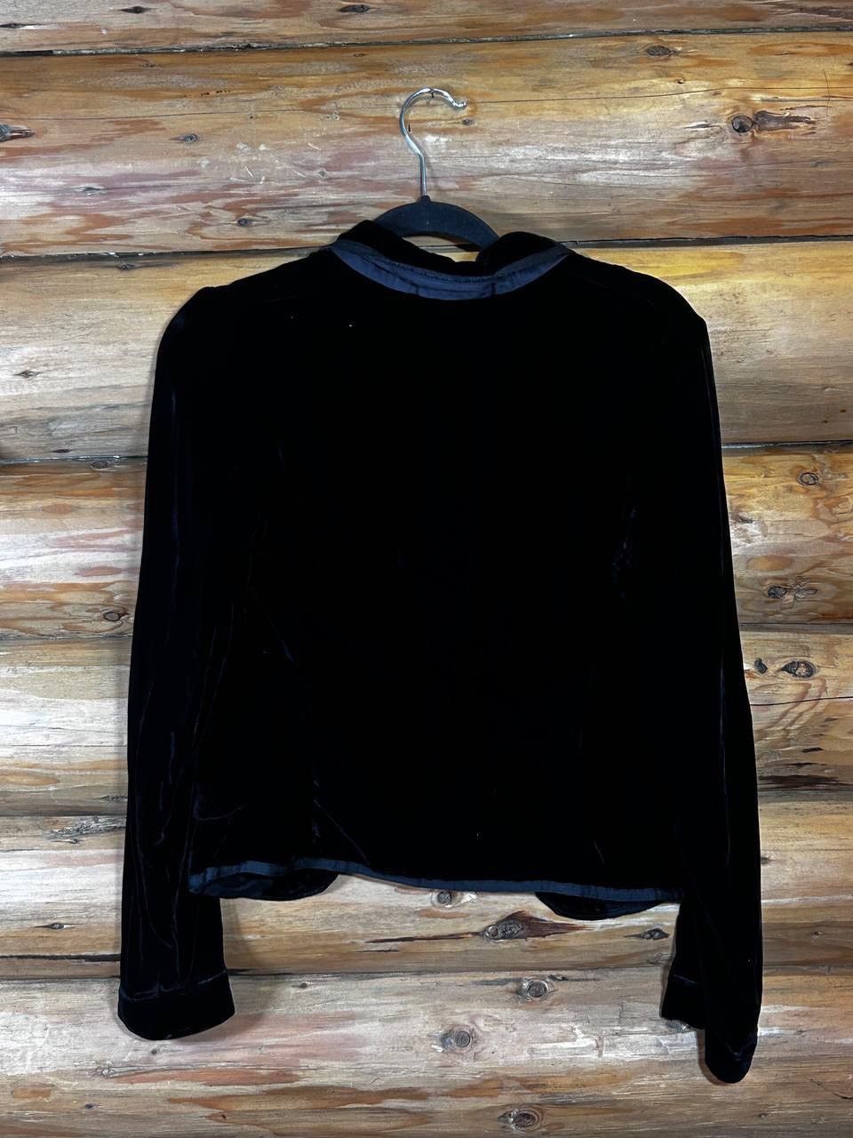Marithe + Francois Girbaud Girbaud Velvet Jacket Black Size XS / US 0-2 / IT 36-38 - 2 Thumbnail