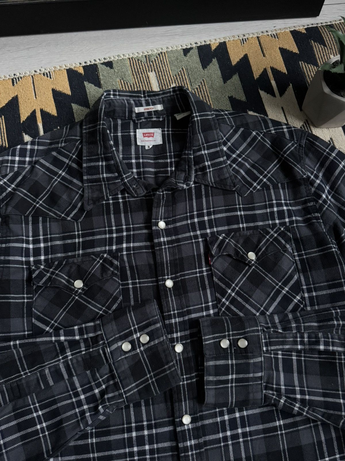 Levi's Vintage Levi’s Flannel Button Up Shirt Size US M / EU 48-50 / 2 - 6 Thumbnail