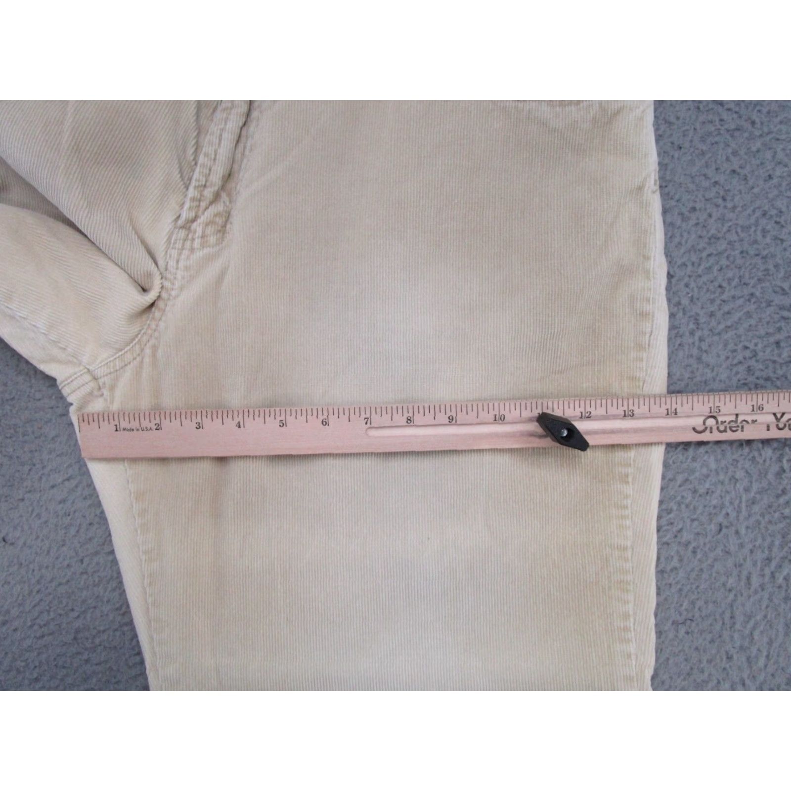 Vintage VINTAGE Arizona Jeans Corduroy Pants Mens 38x30 Baggy Relaxed Straight 5-Pocket Beige Cotton Chino Y2K 90s Mens Size US 38 / EU 54 - 7 Thumbnail
