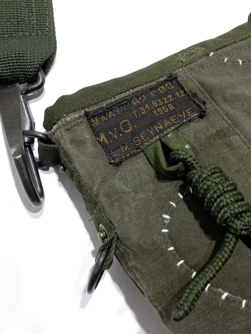 Vintage Vintage Dutch Military Bag Reworked 1o1 Patchwork Messenger Size ONE SIZE - 4 Thumbnail