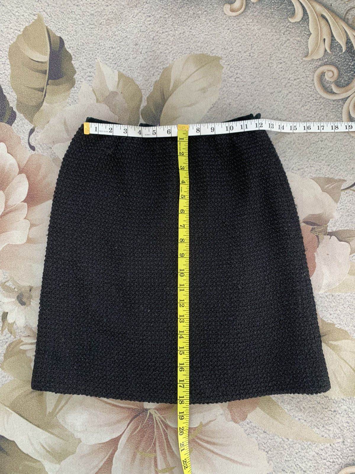 Balenciaga La Mode Balenciaga Blend Wool Skirt Made in Japan Size 24" / US 00 / IT 34 - 10 Thumbnail