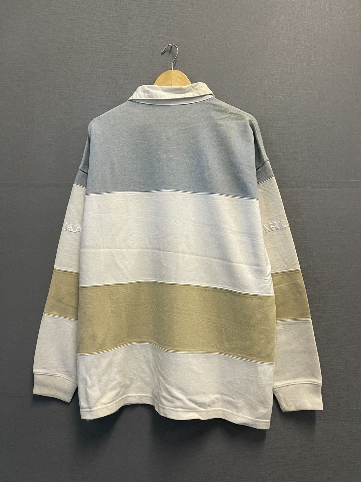 Karl Kani Vintage Karl Kani Stripe Collar Sweatshirt Size US XL / EU 56 / 4 - 2 Thumbnail
