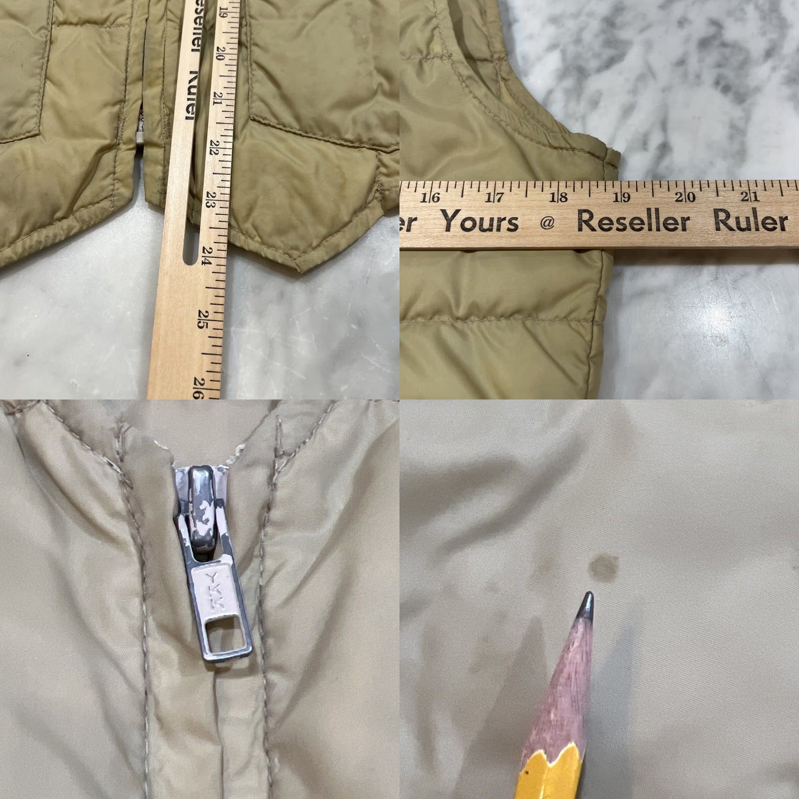Eddie Bauer VINTAGE Eddie Bauer Goose Down Vest Men M Tan Pockets Zipper Outdoors 1970s Size US M / EU 48-50 / 2 - 8 Thumbnail