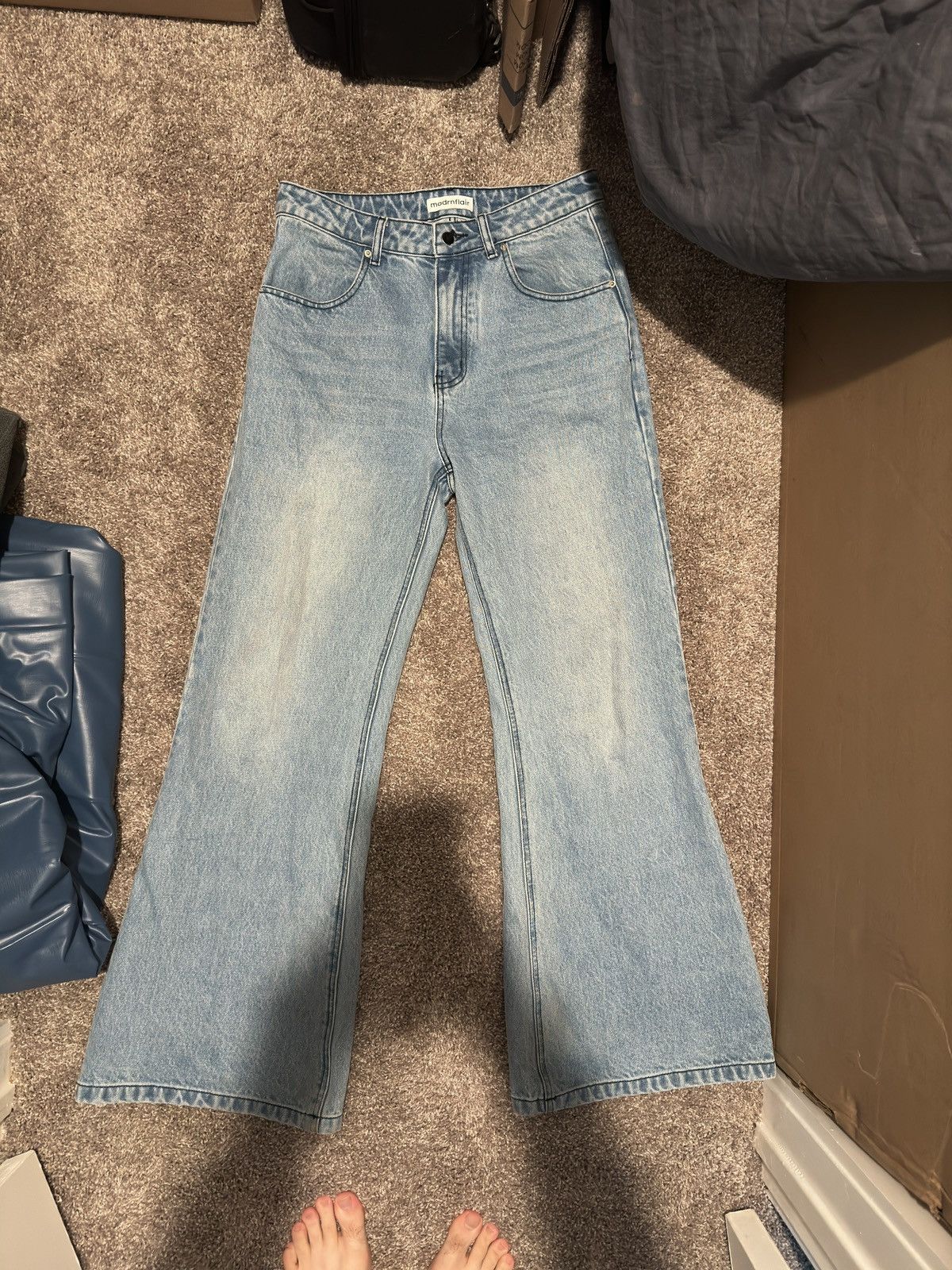 Japanese Brand × Vintage Modern Flares Size US 32 / EU 48 - 1 Thumbnail