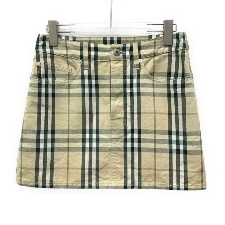 Burberry Burberry Classic Check Cotton Skirt Size 38" / US 16 / IT 52 - 1 Thumbnail