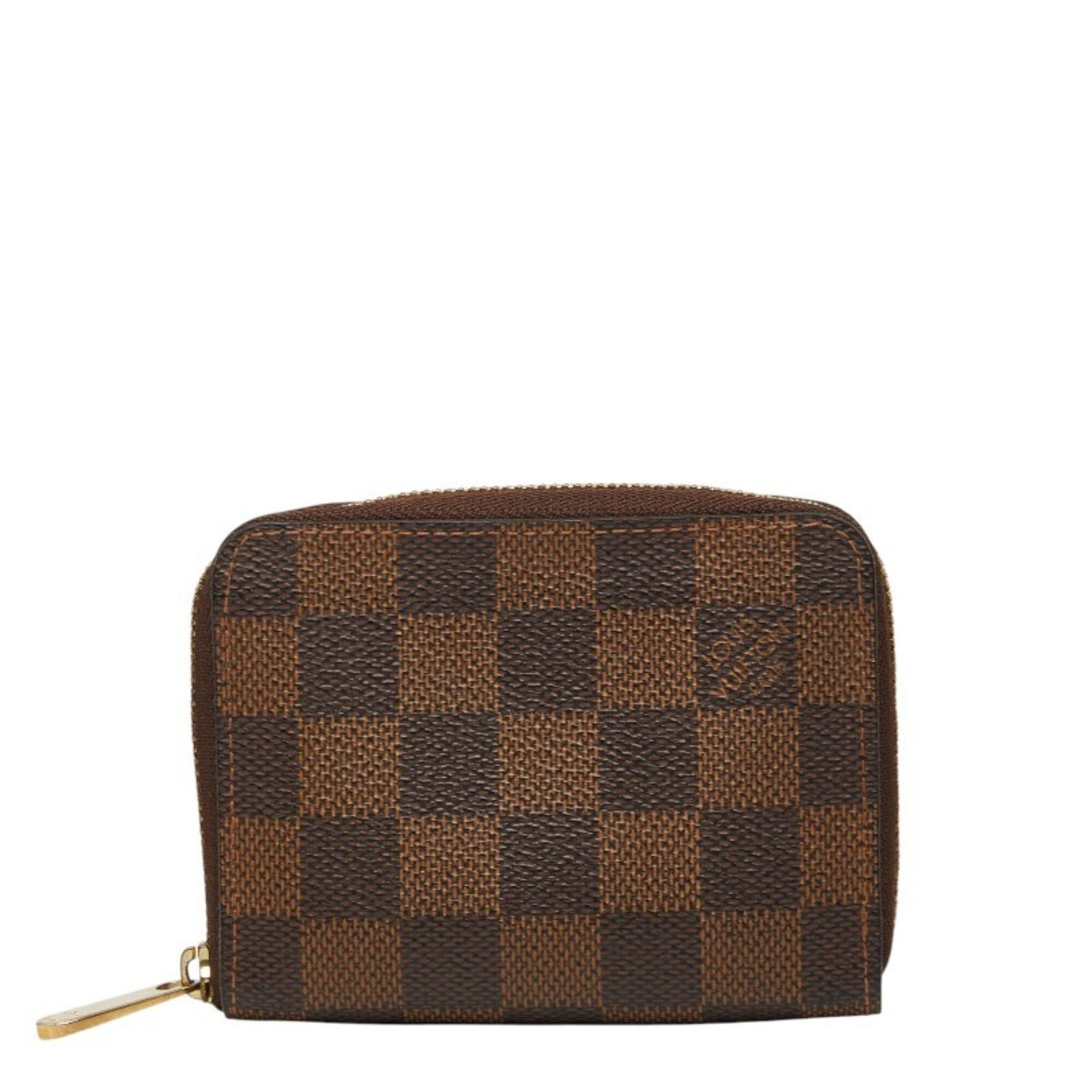 Louis Vuitton Louis Vuitton Damier Zippy Coin Purse Wallet/Coin Case/Card Holder/Business Card Case M63070 Brown Women's LOUIS VUITTON Size ONE SIZE - 1 Thumbnail