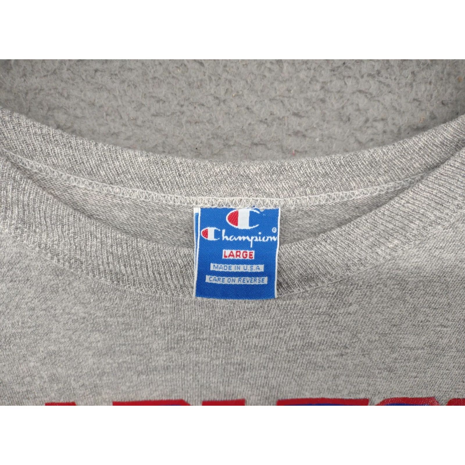 Champion Vintage Champion USA Shirt Carlton Bulldogs Football Single Stitch Size L Gray Mens Size US L / EU 52-54 / 3 - 3 Thumbnail