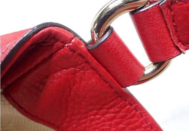 Gucci Gucci Soho Leather Red Shoulder Bag Size ONE SIZE - 13 Thumbnail