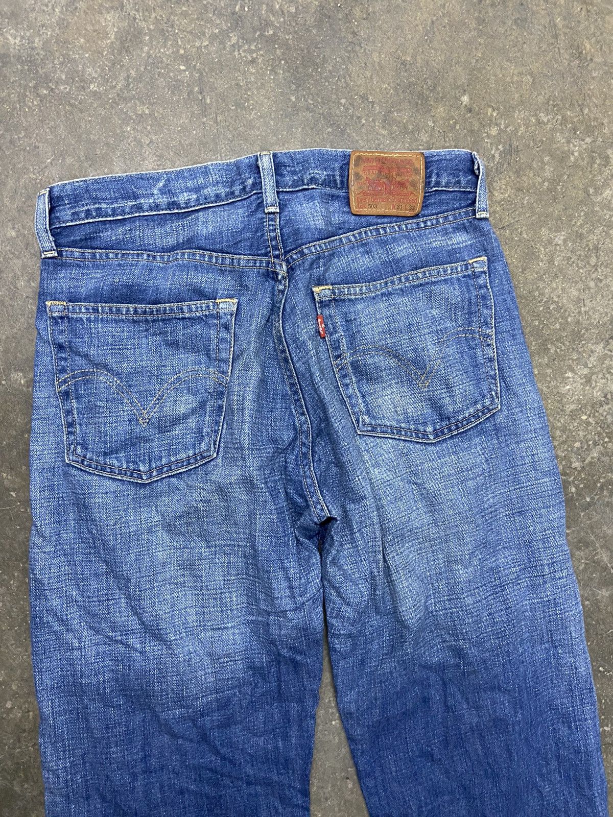 Levi's 🔥 Vintage Levis 503 jeans stoned wash distressed Size US 30 / EU 46 - 5 Thumbnail