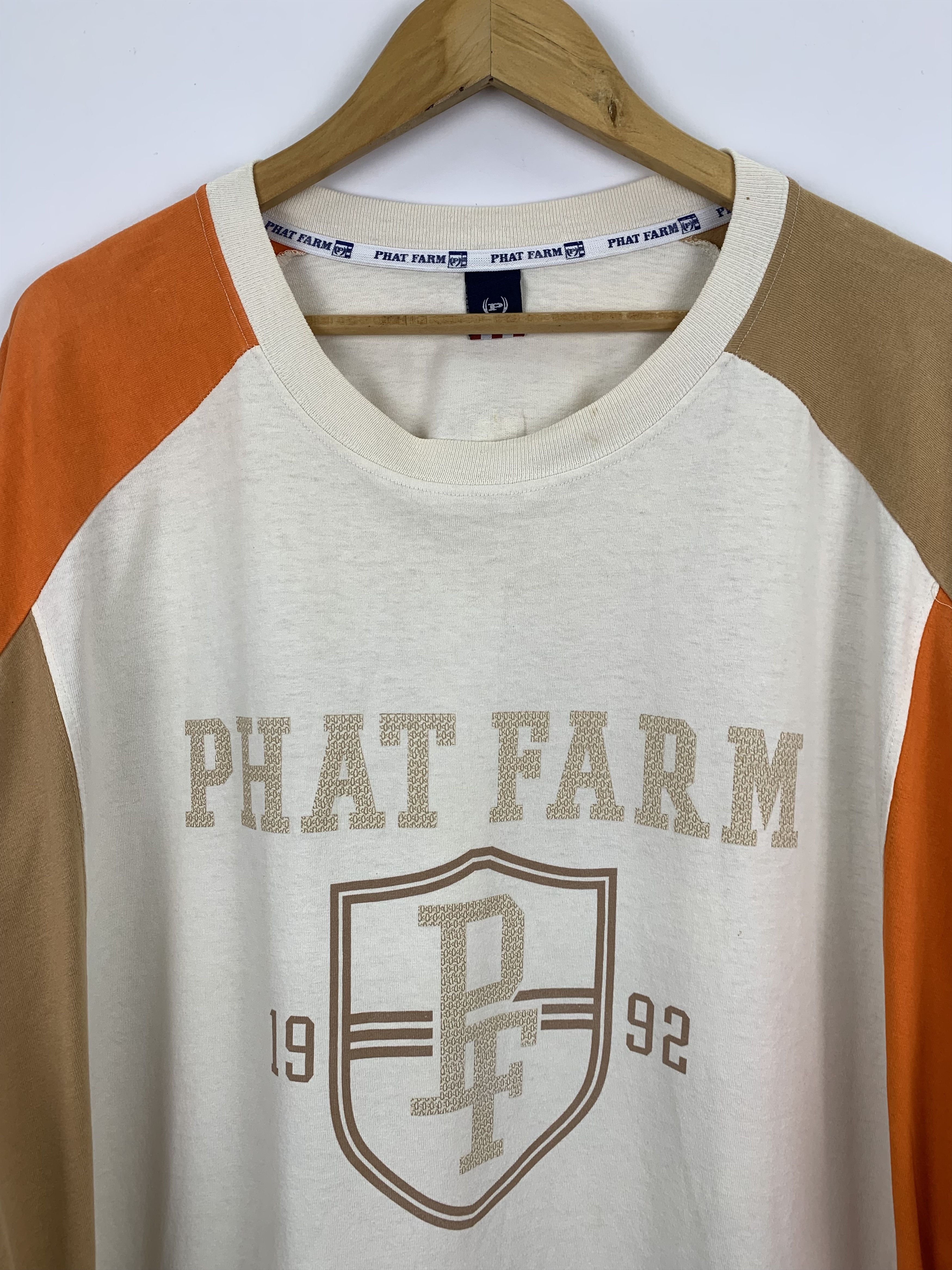 Phat Farm Vintage Phat Farm Tee TA0034 Size US XXL / EU 58 / 5 - 7 Thumbnail