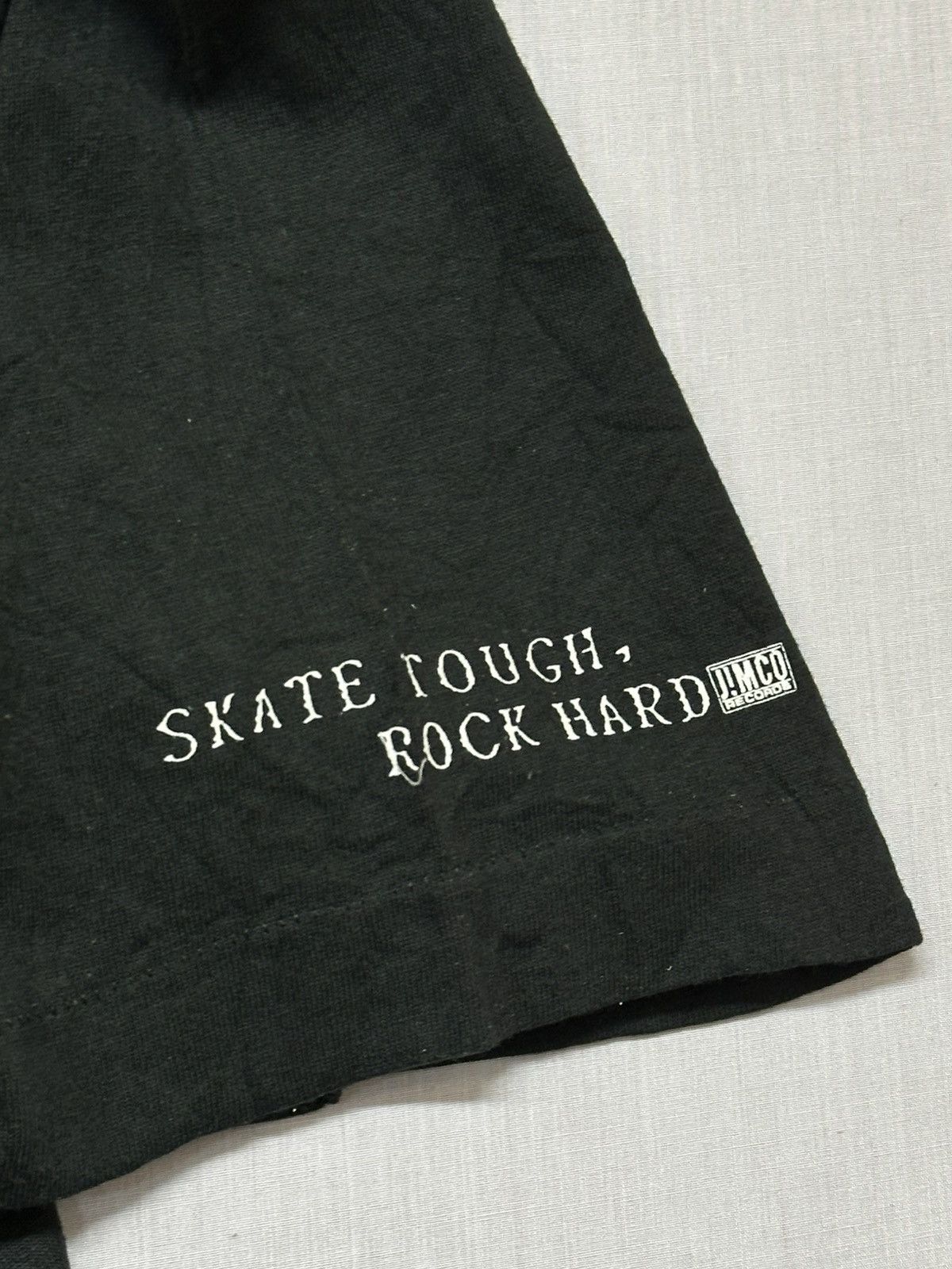 Fruit Of The Loom vintage Skate Tough Rock Hard Jimco Records t-shirt. Size US XL / EU 56 / 4 - 8 Thumbnail