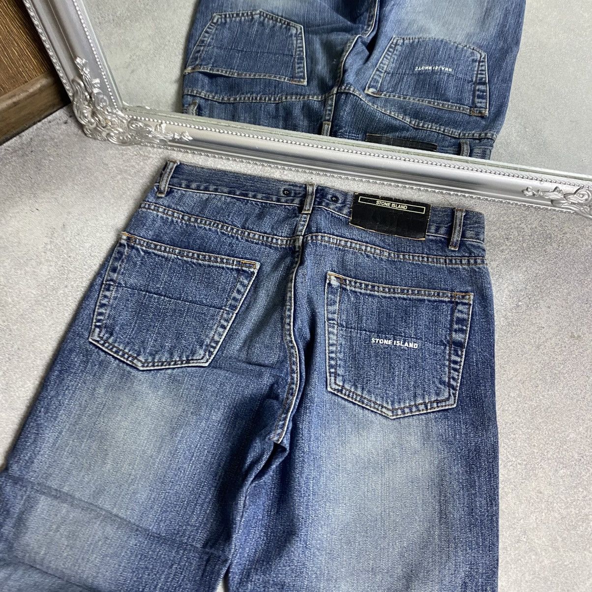 Stone Island Vintage Stone Island Jeans Denim Pants Rare S.I Denims Size US 32 / EU 48 - 3 Thumbnail
