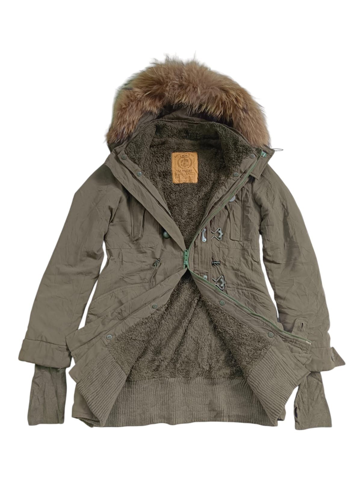 14th Addiction × If Six Was Nine × Le Grande Bleu (L.G.B.) Sly military thumb holes parka fur hoodie Size US M / EU 48-50 / 2 - 2 Thumbnail
