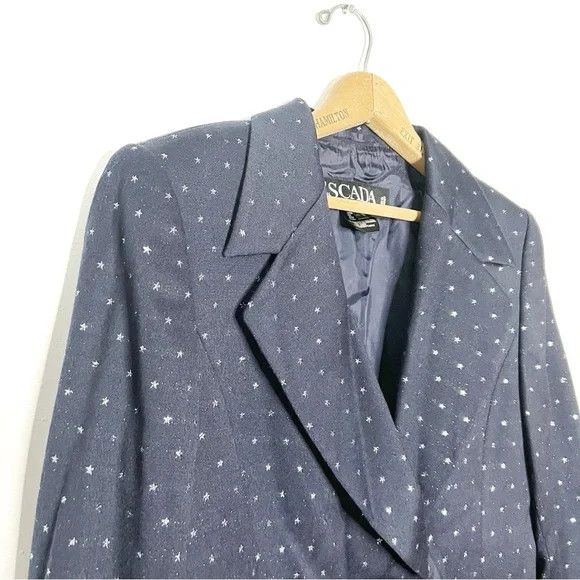 Escada Escada | Wool Star Blazer Size M / US 6-8 / IT 42-44 - 3 Thumbnail