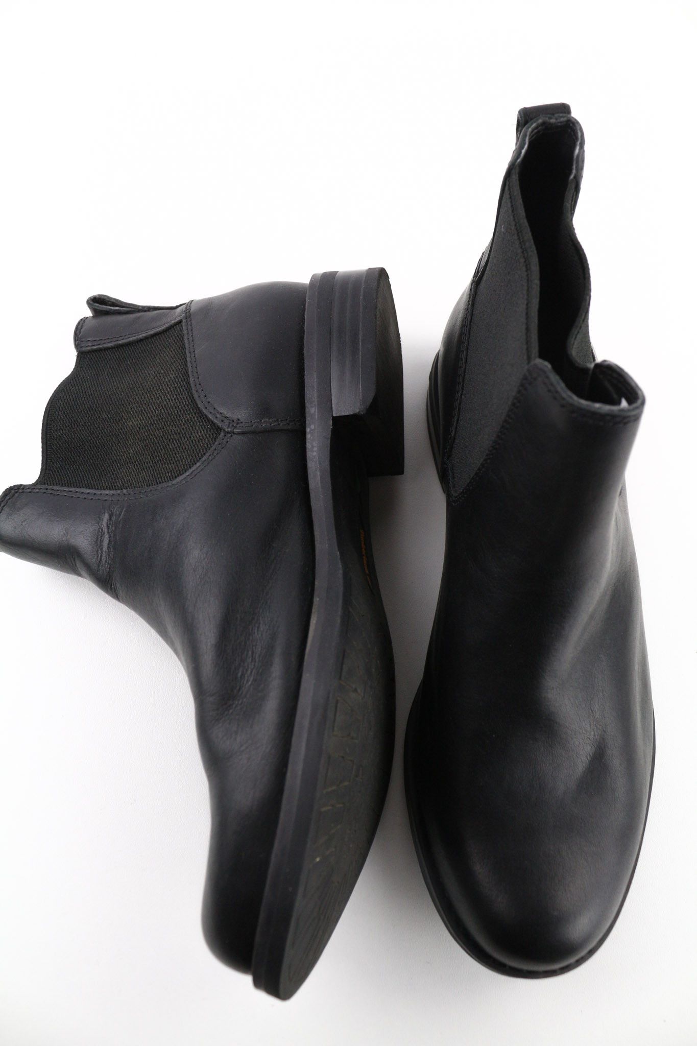 Timberland A1KHL UK4 Black Leather Pull On Mid Top Boots 79949 Size US 6.5 / IT 36.5 - 5 Thumbnail