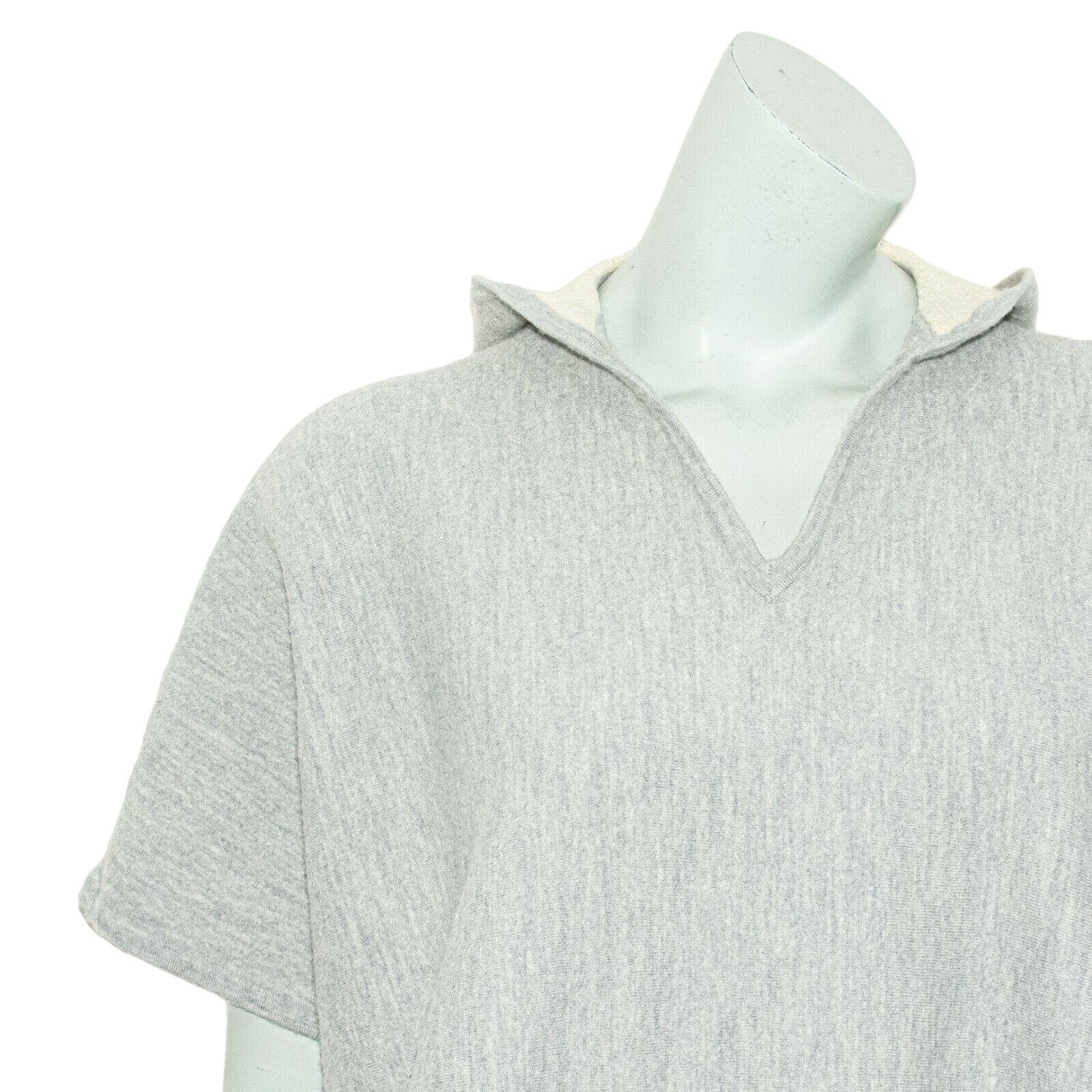 Vince VINCE Women's Crop Poncho Cape Hooded Sweater Gray Size XS / US 0-2 / IT 36-38 - 10 Thumbnail