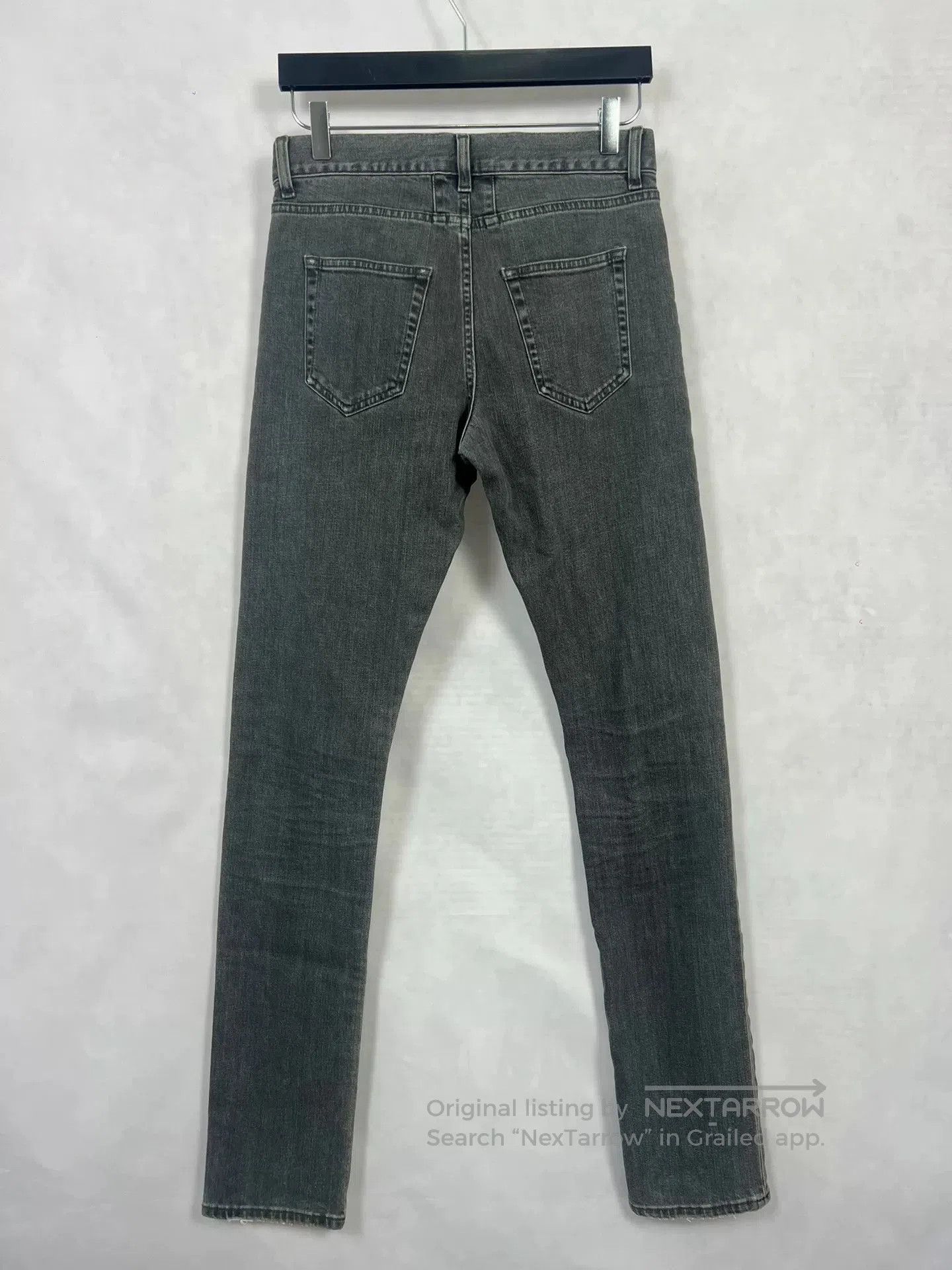 Saint Laurent Paris Saint Laurent Gray Denim Pants SLP16FW. Size US 28 / EU 44 - 2 Thumbnail