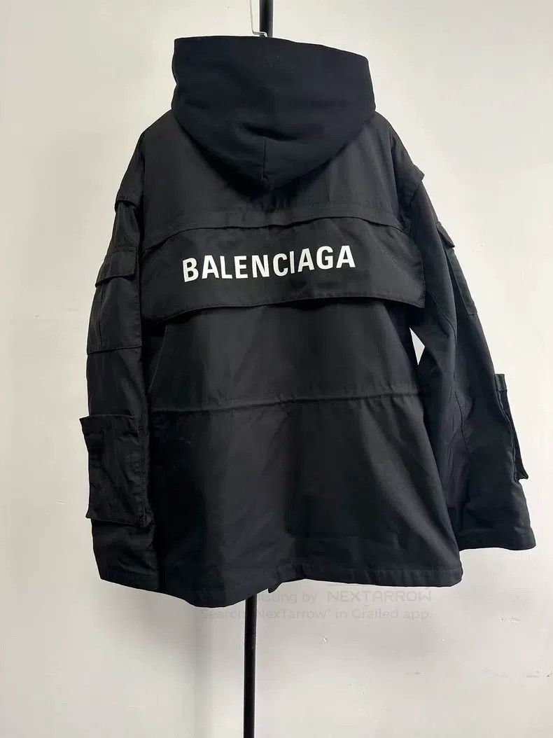 Balenciaga Balenciaga Letter pocket jacket coat Black Size US S / EU 44-46 / 1 - 2 Thumbnail