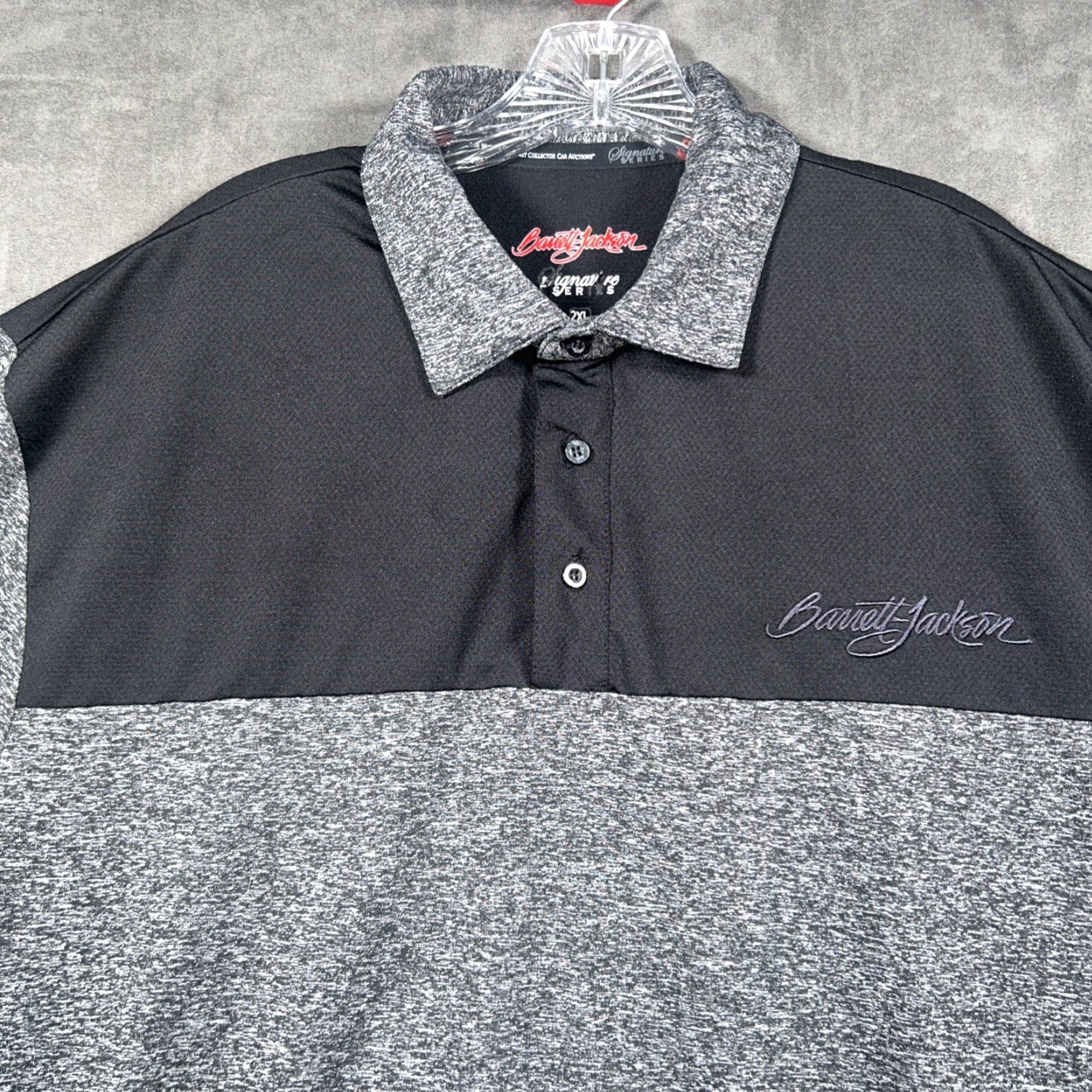Vintage Barrett-Jackson Mens Signature Series Short Sleeve Polo Shirt 2XL Size US XXL / EU 58 / 5 - 2 Thumbnail