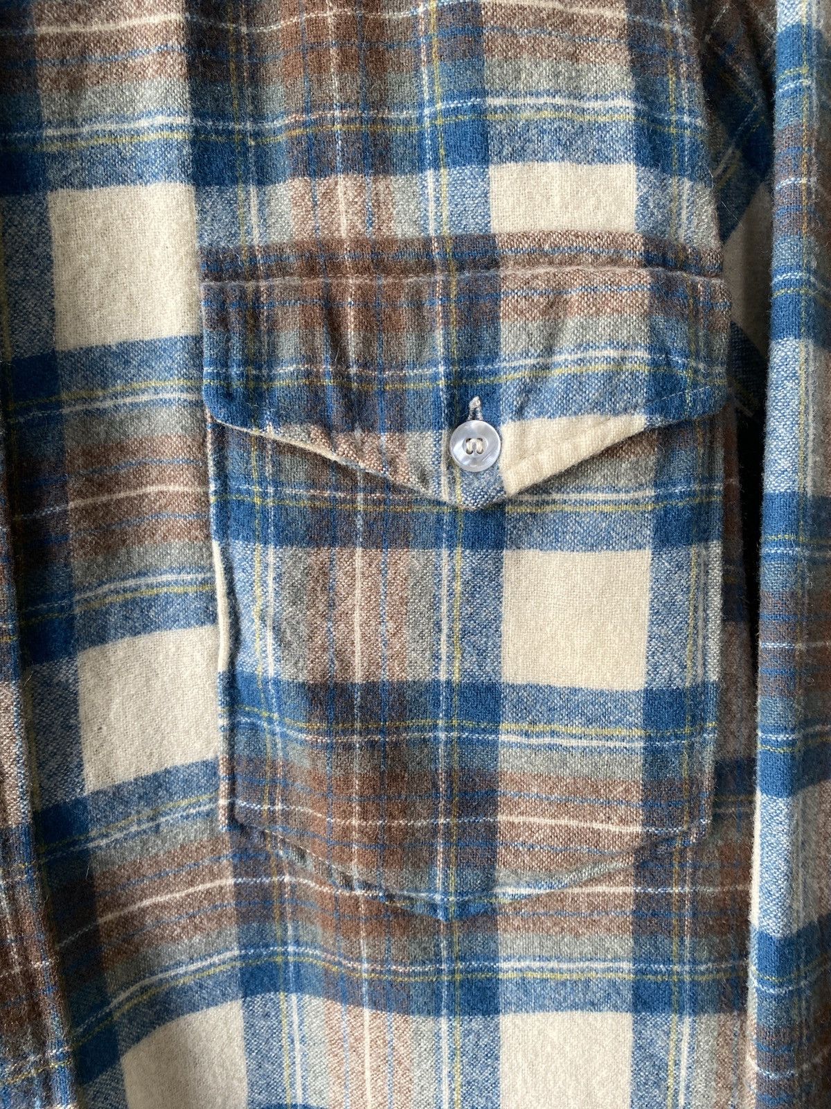 Flannel × Pendleton × Vintage Vintage 60’s Pendleton Double Pocket Virgin Wool Flannel Size US M / EU 48-50 / 2 - 10 Thumbnail