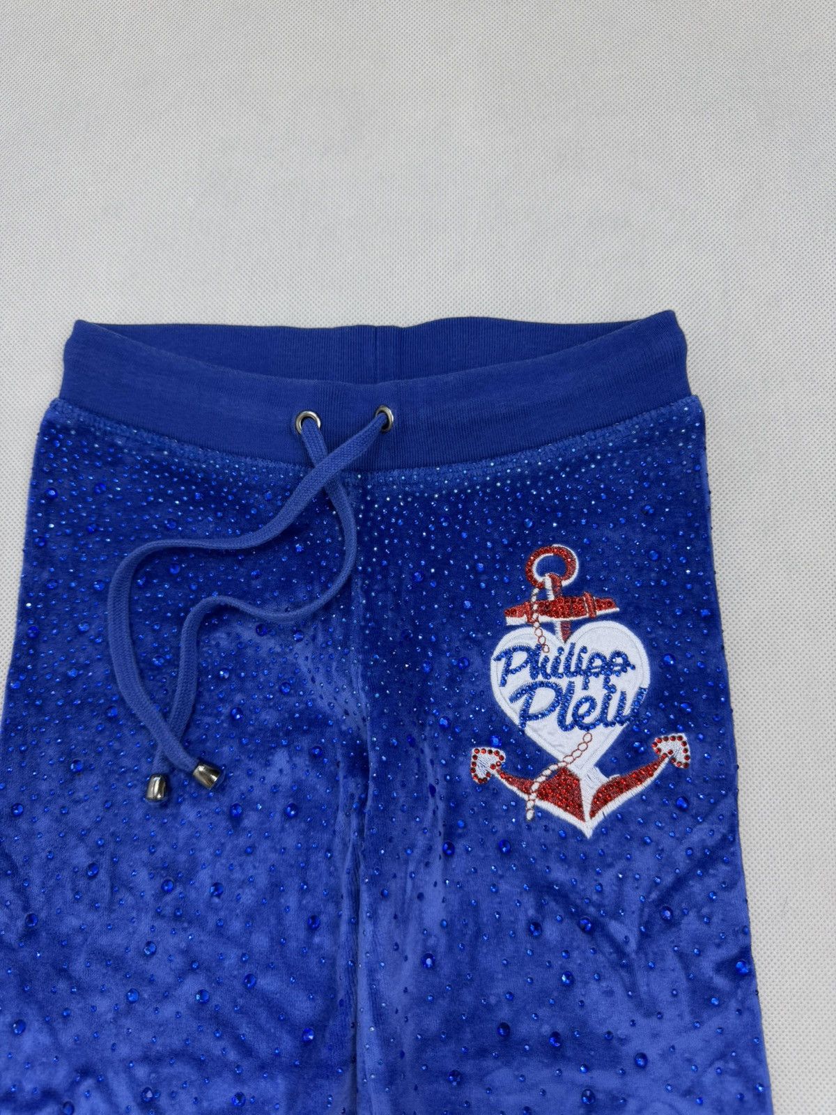 Philipp Plein Philipp Plein Junior Diamond Velvet Trousers Size 22" - 3 Thumbnail