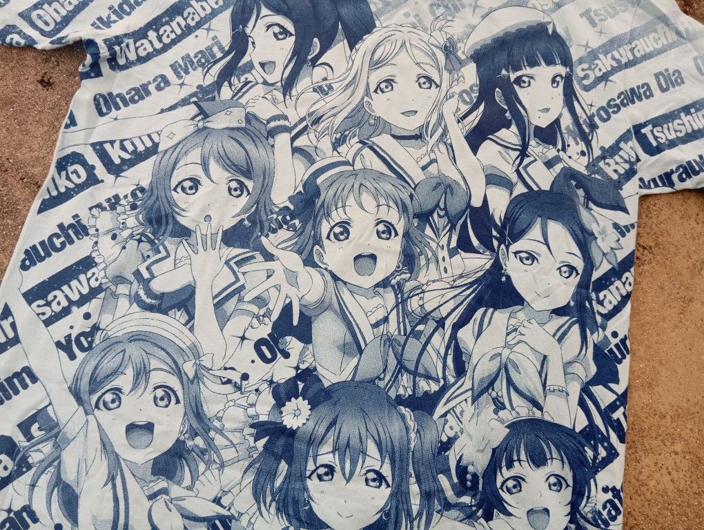Japanese Brand Love Live 💃🎤 Tshirt Anime Idol Waifu Fullprint 🤩 Size US M / EU 48-50 / 2 - 1 Thumbnail