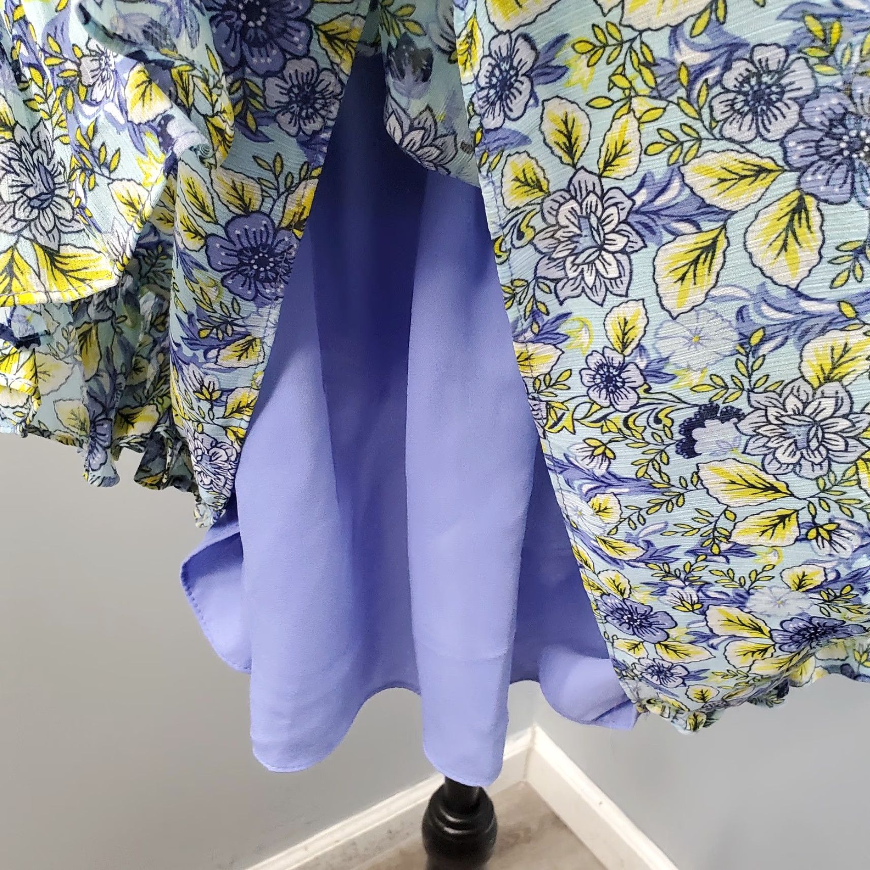 Ramy Brook Ramy Brook Halter Dress Womens L Floral Lined Smocked Waist Peplum Hem Pencil? Size L / US 10 / IT 46 - 7 Thumbnail