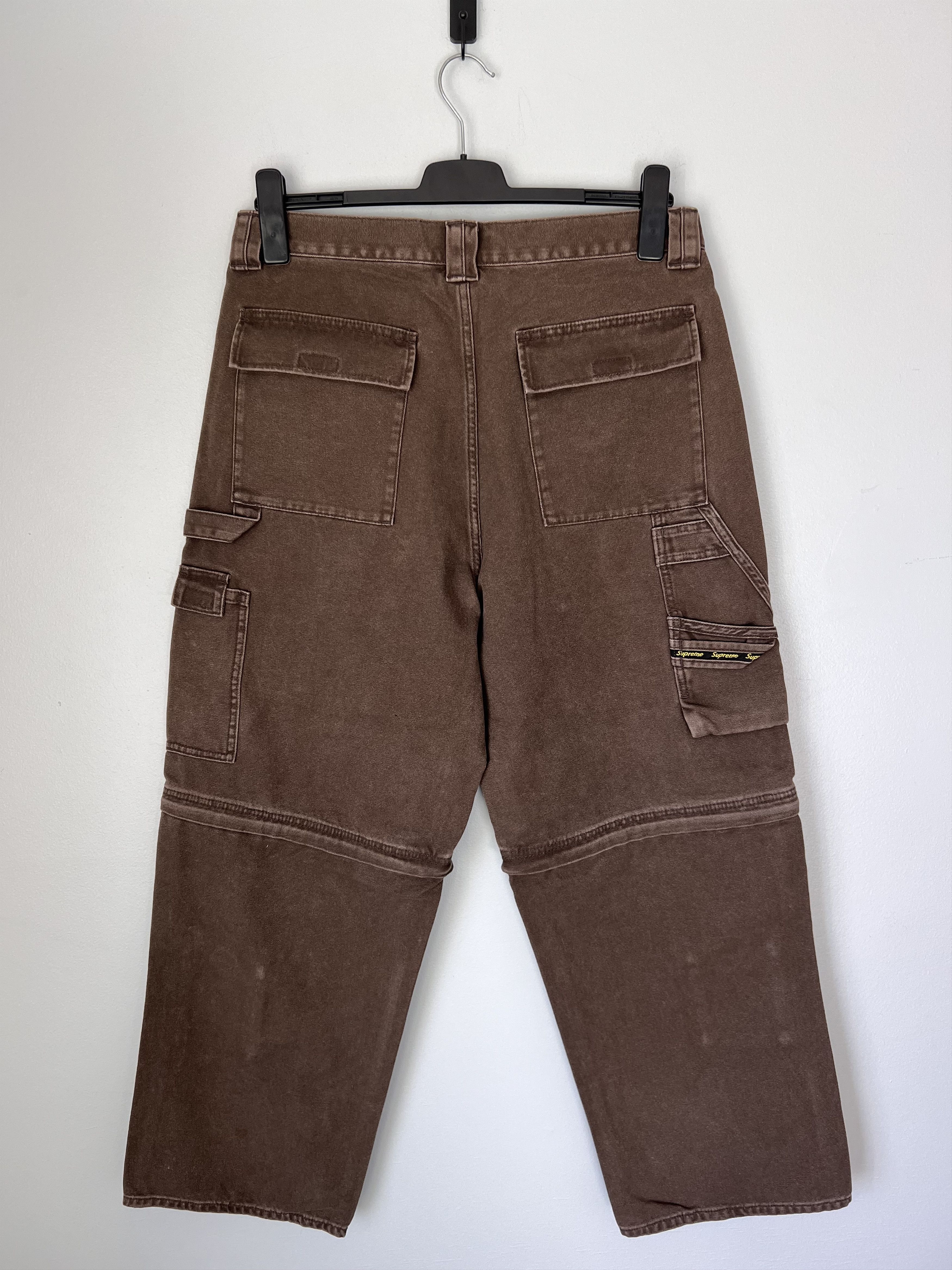 Supreme Supreme Utility Zip Off Cargo Pants in Brown Size US 34 / EU 50 - 4 Thumbnail