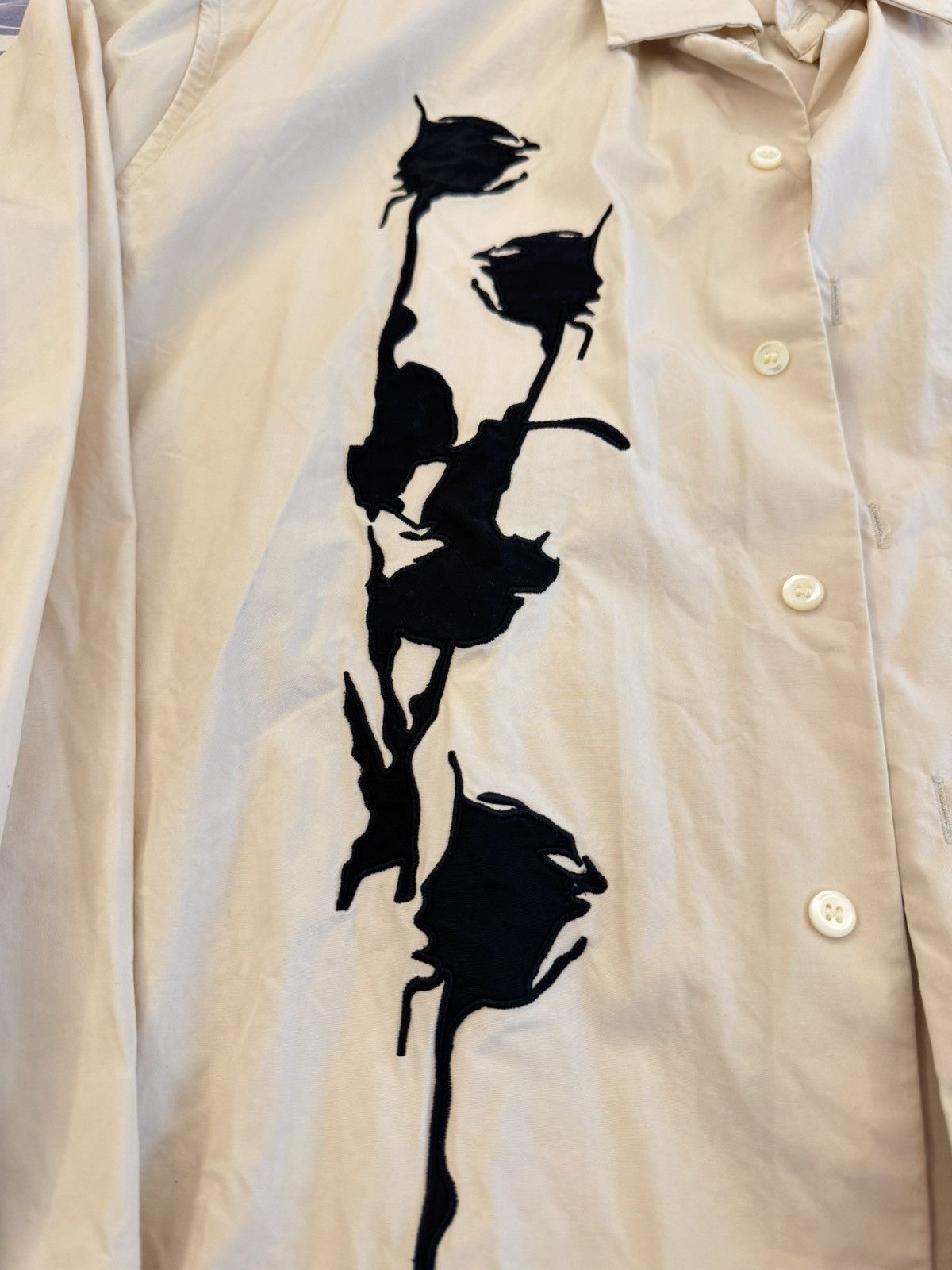Prada Prada Rose Shirt Button Up Size S Size US S / EU 44-46 / 1 - 3 Thumbnail