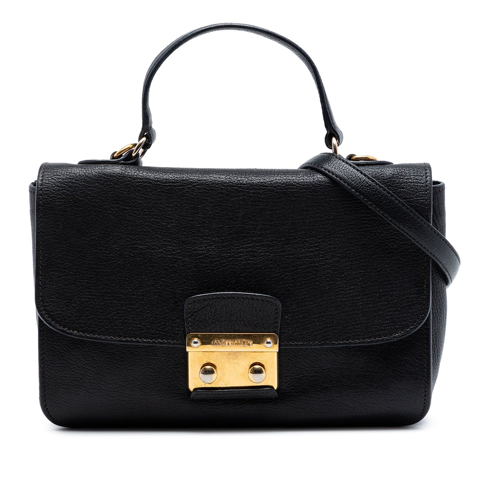 Miu Miu Goatskin Madras Flap Satchel Size ONE SIZE - 1 Thumbnail