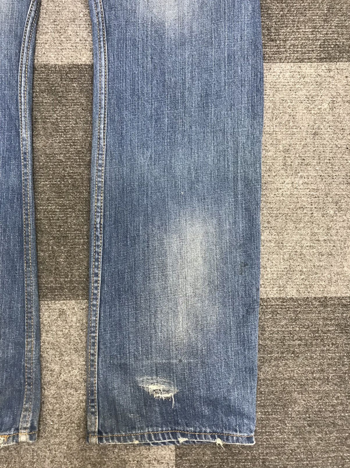 Japanese Brand 💥ARCHIVAL💥Dominate Double Waist Stone Wash Denim F450 Size US 34 / EU 50 - 18 Thumbnail