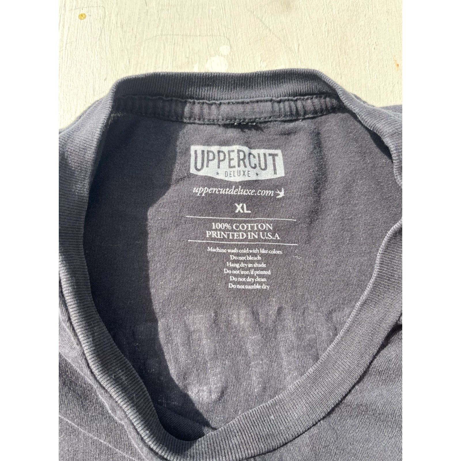Vintage VINTAGE not applicable; keep to original: Men's Uppercut Deluxe T-Shirt Black Logo XL Pomade Street Aussie Slick Greaser Size US XL / EU 56 / 4 - 4 Thumbnail
