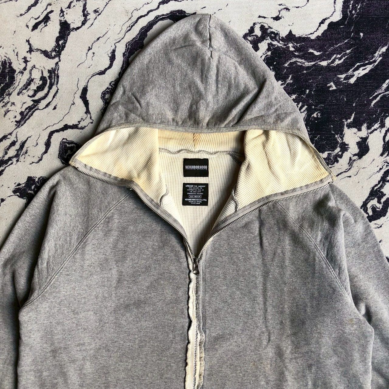 Neighborhood Neighborhood Grey Zip Hoodie Urban Type Japan Size US M / EU 48-50 / 2 - 2 Thumbnail
