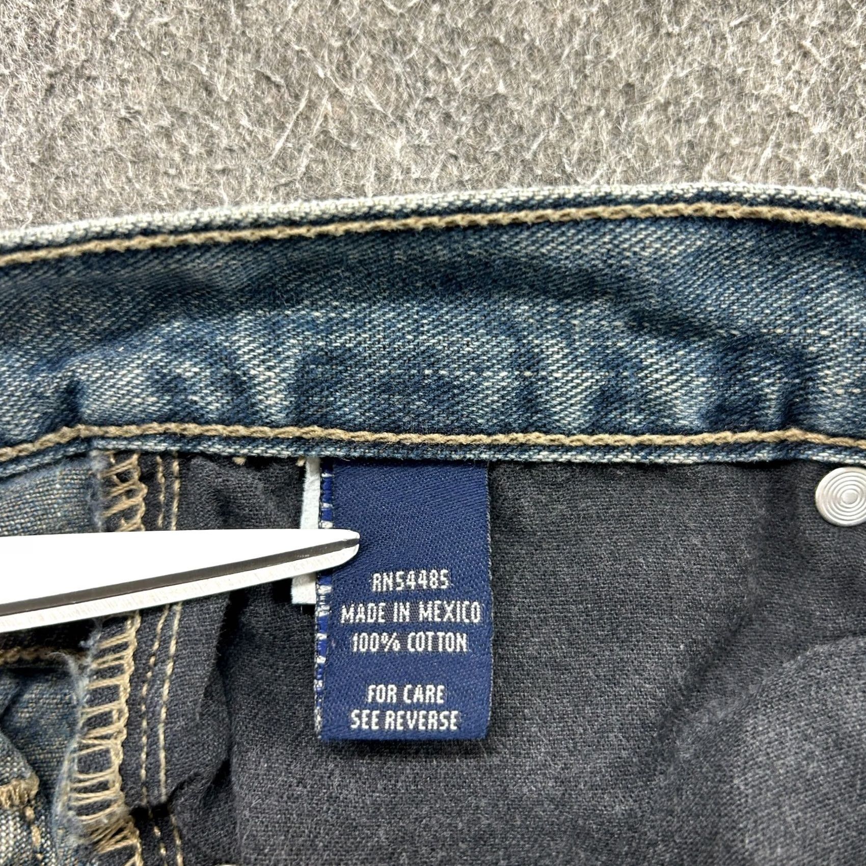 American Eagle Outfitters VINTAGE American Eagle Outfitters Jeans Womens 4 Flare Bootcut Denim Cotton 5-Pocket Zipper Button Logo 90s Retro Size 27" / US 4 / IT 40 - 5 Thumbnail