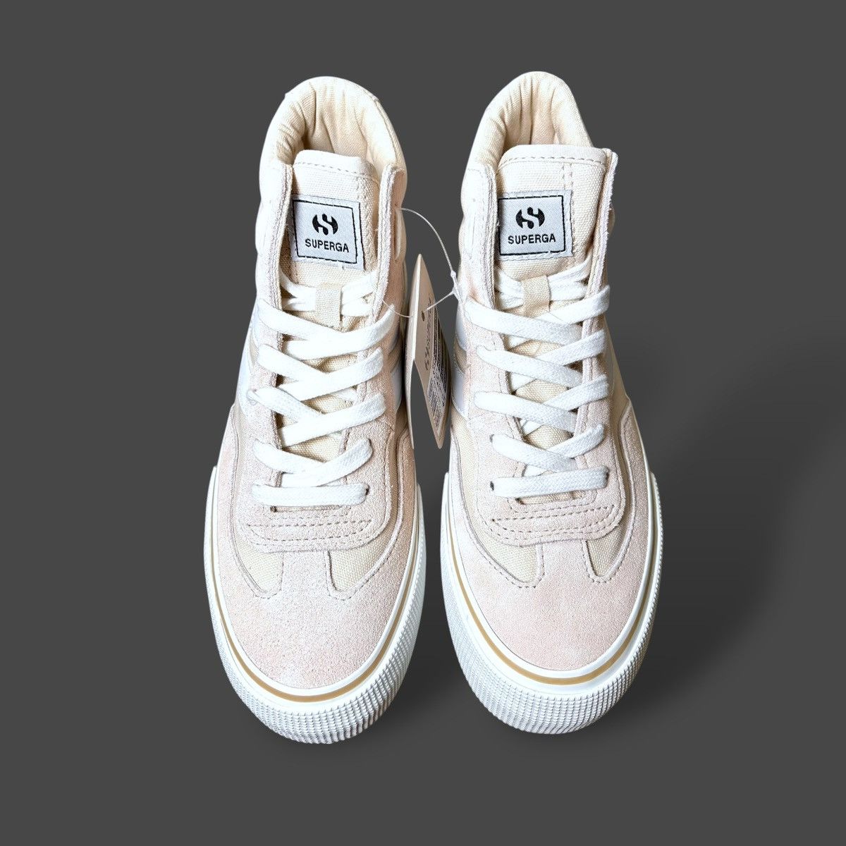 Superga Superga Women’s 3141 Revolley Platform Sneakers Beige Sz 7 Size US 7 / IT 37 - 7 Thumbnail