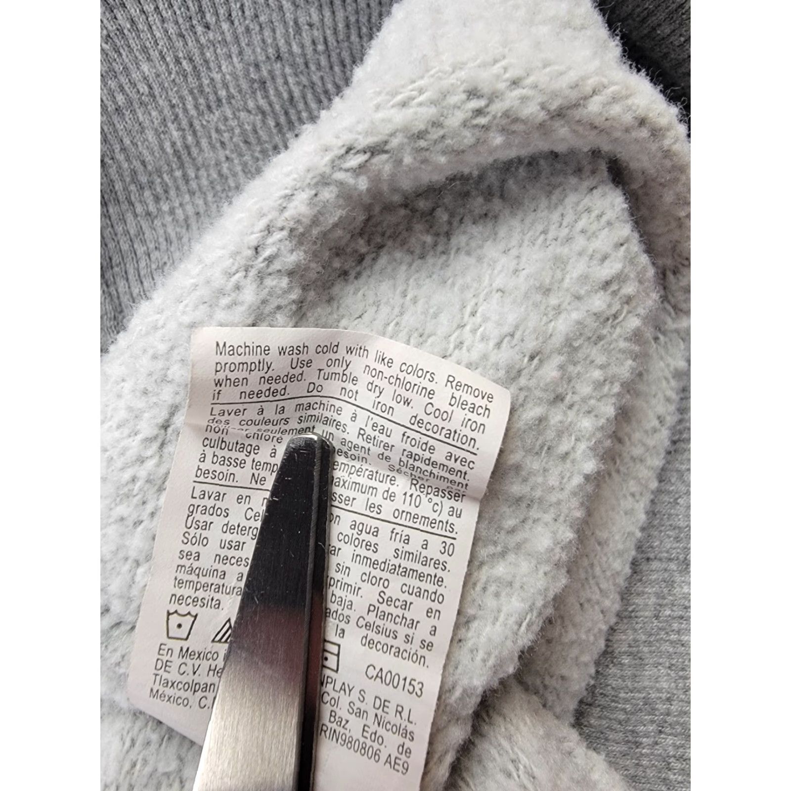 Champion Champion Hoodie Mens Medium Gray International Flags Logo Pullover Casual Mens Size US M / EU 48-50 / 2 - 6 Thumbnail