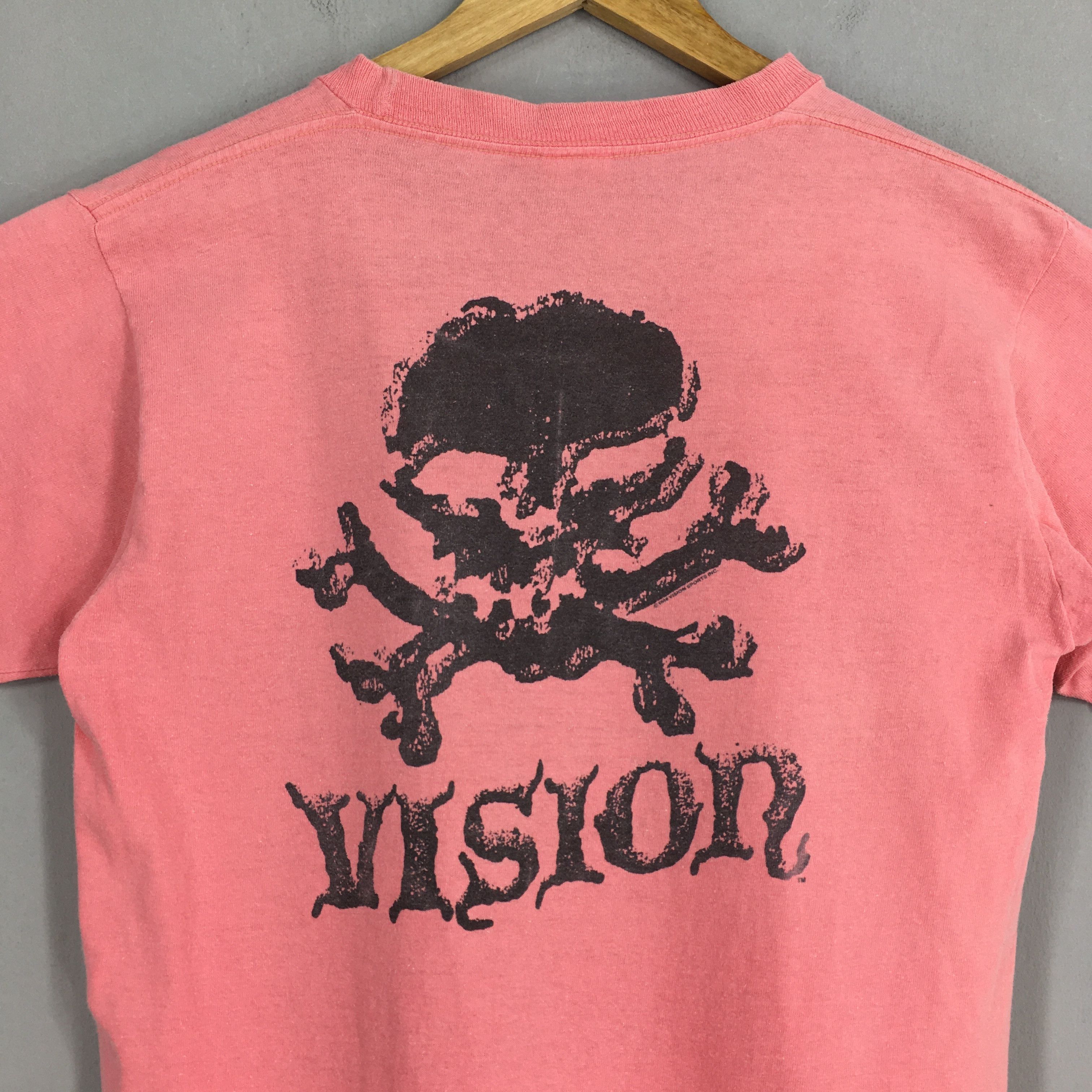 Other Vintage 90's Vision Street Wear Pink T shirt Medium Size US M / EU 48-50 / 2 - 6 Thumbnail