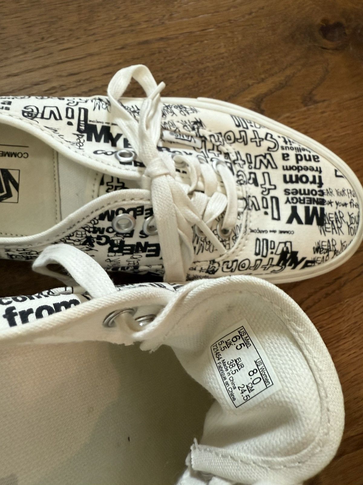 Comme des Garcons × Vans Commes Des Garcon Vans Size US 8 / IT 38 - 6 Thumbnail